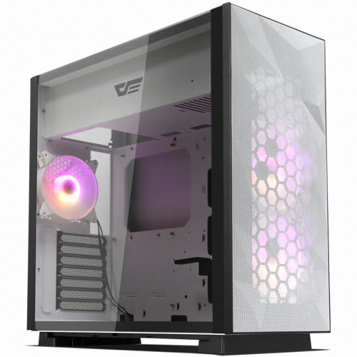 darkFlash DLE21 RGB MESH 강화유리 (화이트)_이미지