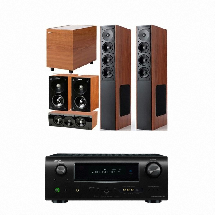 야모 S608 5.1채널 + 데논 AV리시버 (AVR-1610)_이미지