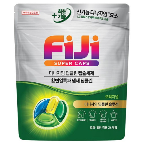 LG생활건강 피지(FiJi) ㅤ디나자임 딥클린 오리지널 26개입 (5개)_이미지