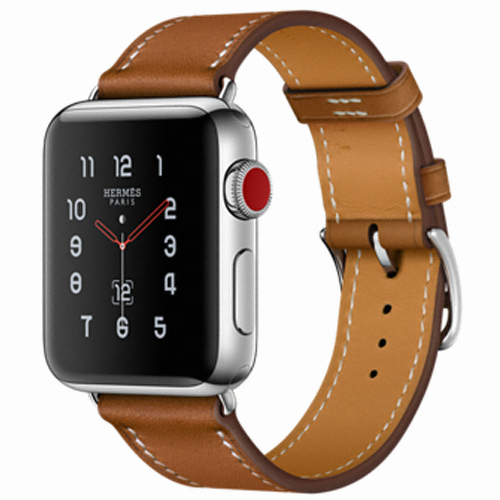 APPLE 워치 시리즈3 에르메스 38mm Cellular 스테인리스 스틸 (포브 바레이나 싱글투어)_이미지