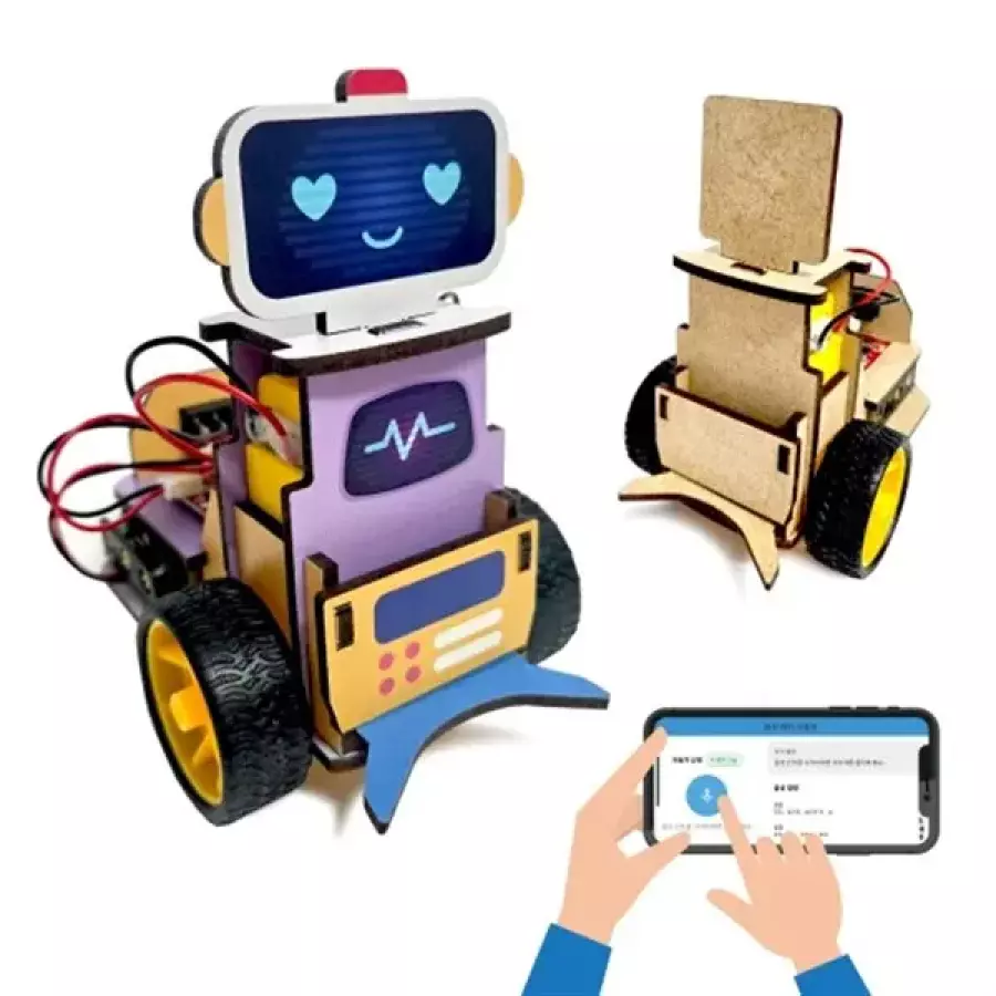 AI 음성인식 코딩 로봇 1.0 만들기 BT_CAR 골대포함
