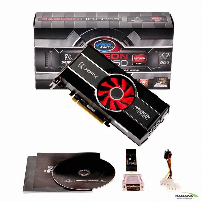 XFX �󵥿� HD 6850 Ʈ����X Edition D5 1GB Vapor