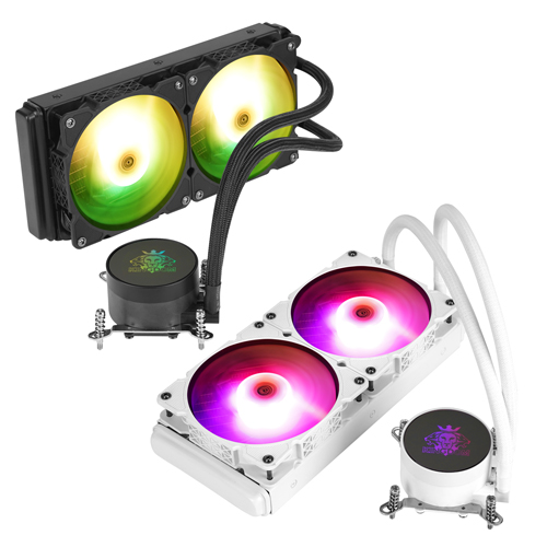 컴이지 킹덤 THEC1-SGW 240 ARGB (화이트)_이미지