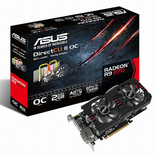 ASUS �󵥿� R9 270 DC2 OC D5 2GB STCOM