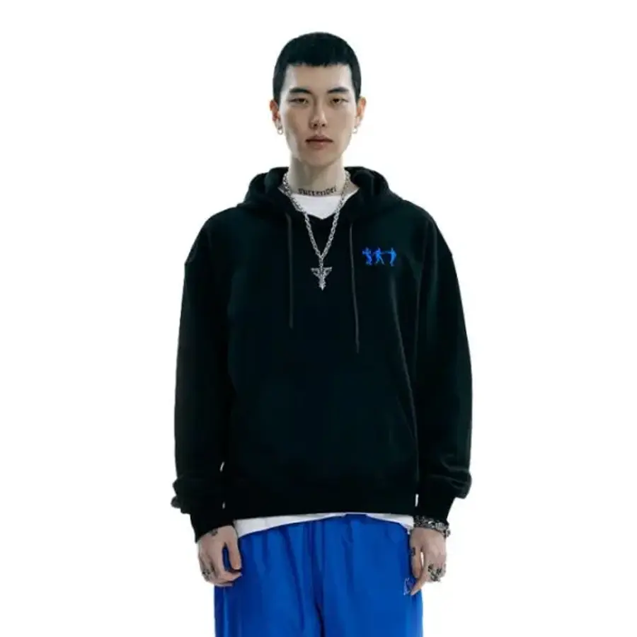 페르소나 OURPOCKETS 그리드 댄스 스 후디블랙 PSUGRH02AA3 145423_이미지