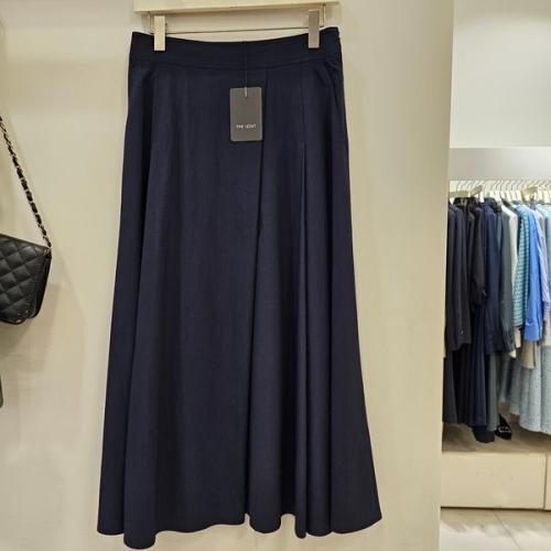  더아이잗 2024 여름최신상 플레어롱스커트 ,IP5A0SK151