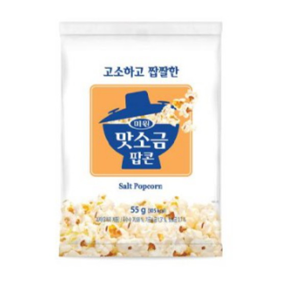 대상 미원 맛소금 팝콘 55g (4개)