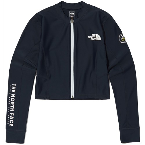 노스페이스 에코 블루 웨이브 긴팔 집업 NJ5JP05C