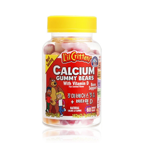 NNP 꾸미바이트 꾸미베어스 칼슘+비타민D 60구미 (6개)