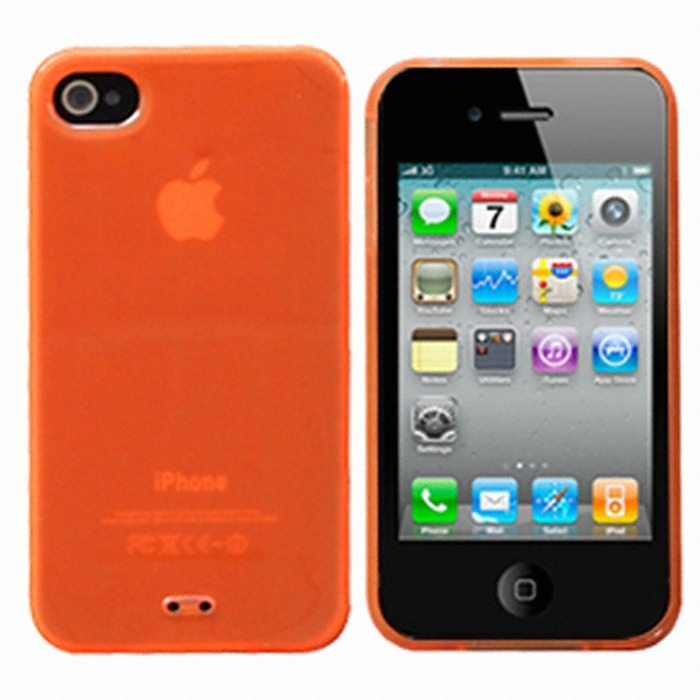 TUNEWEAR 아이폰4S SOFTSHELL 케이스 - 오렌지 (아이폰4/4S)_이미지