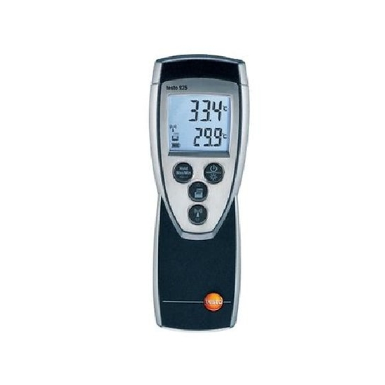 �׽��� 1ä�� ������ �µ��� TESTO 925