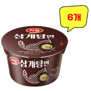 하림 삼계탕면 107g (6개)_이미지