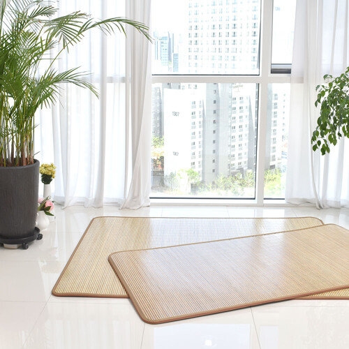 르헤브 국내산 분죽 우드 쿠션 왕대나무 자리