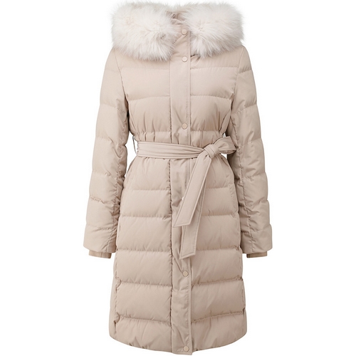 씨씨콜렉트 슬림핏 후드 퍼트리밍 구스 다운 E224PSG190_이미지