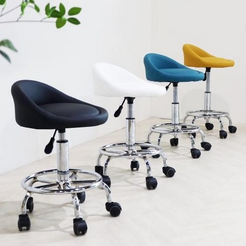 스카 몽블 원형 회전 스툴의자