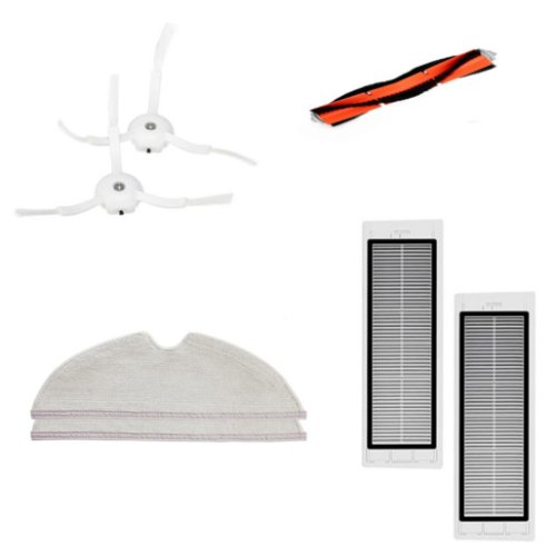 누심비 샤오미 로보락 1세대, 2세대, 3세대, E4, E5, S6 PURE, S5 MAX, S6 MAXV 호환 소모품 4종 세트