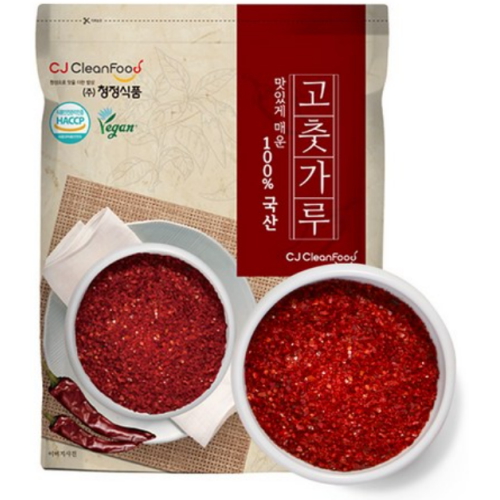 청정식품 굵은 고추가루 1kg (1개)_이미지