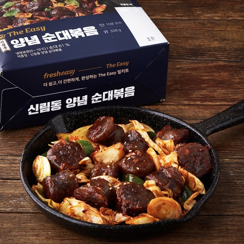 프레시지 The Easy 신림동 양념순대볶음 328g (1개)_이미지