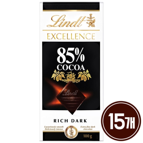 린트 엑설런스 다크 85% 100g (15개)_이미지