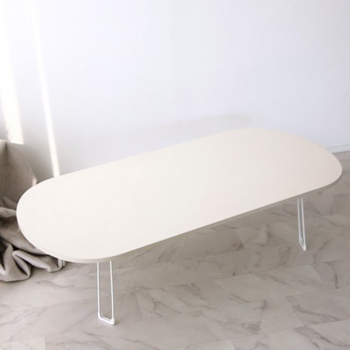 레몬트리 트리팜 LPM 오브제 타원형 접이식 테이블 (120x60cm)