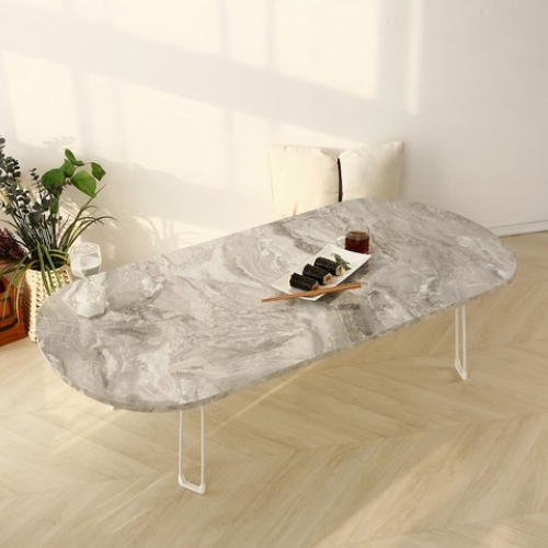 레몬트리 트리팜 LPM 오브제 타원형 접이식 테이블 (120x60cm)_이미지