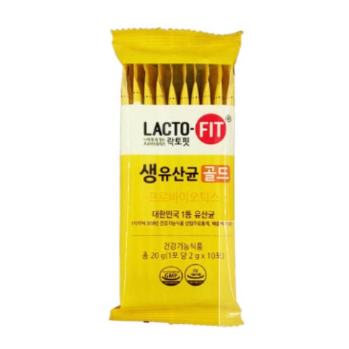  종근당건강 락토핏 생유산균 골드 2g 10포 [1개]