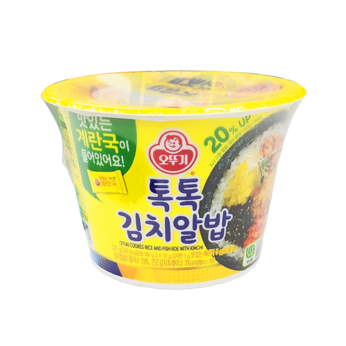 오뚜기 컵밥 톡톡 김치알밥 227g(+계란국) (8개)_이미지