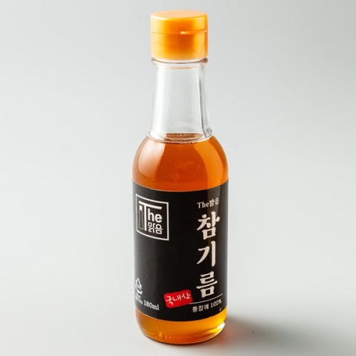 더맑음 참기름 국내산 180ml