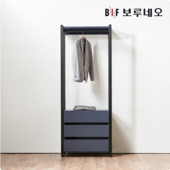 BIF보루네오 슈랑크 3단 서랍형 드레스룸 800_이미지