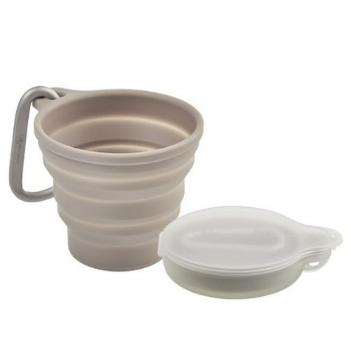 실리만 하모니 접이식 휴대컵 150ml 코코아그레이 (3개)