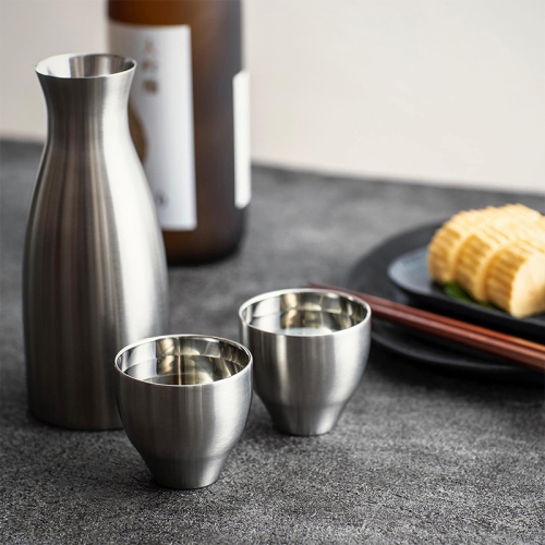 피코크 도쿠리 진공 스텐 사케잔세트 정종 술잔 ACF-38_이미지