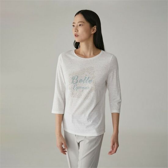 올리비아로렌 린넨 칠부 티셔츠 VOBALXM3251
