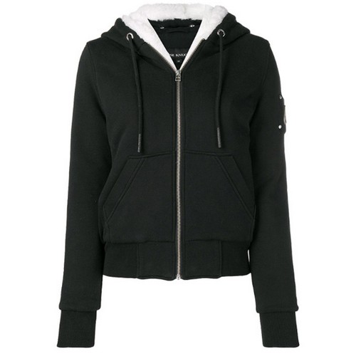 무스너클 클래식 버니 후드 집업 MK8601LS (803, 블랙)