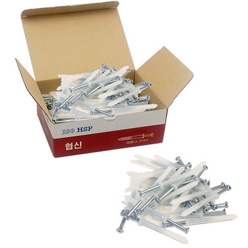 이노공구 콘크리트 타격앙카 칼블럭 6x60mm 1160 (100pcs)_이미지