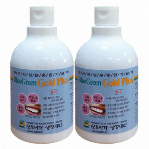  산들바다생명과학 02_P2_블루그린골드플러스 350ml 2병
