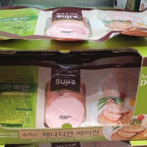 수지스 캐나디안 베이컨 240g x 3개입
