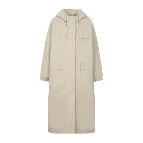 보니스팍스 레터링자수 후드 롱 안감 점퍼-B1G11WJP020_이미지