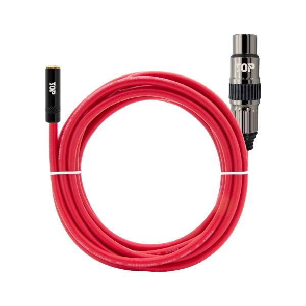 탑라인에이치디 HDTOP 3.5mm 스테레오 to XLR FF 레드 케이블 (2m, HT-TP1979)_이미지
