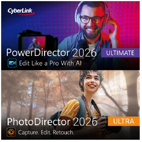 사이버링크 PowerDirector 2026 Ultimate Combo이미지입니다. 누르면 해당 게시물로 새창이동합니다.