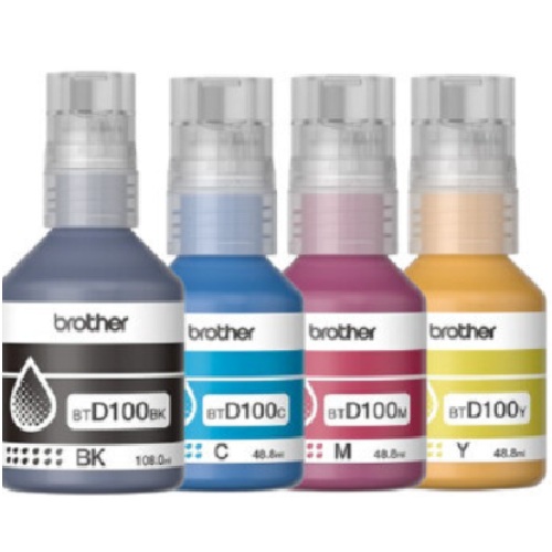 Brother ��ǰ BTD100BK, BTD100C, BTD100M, BTD100Y 4�� ��Ʈ