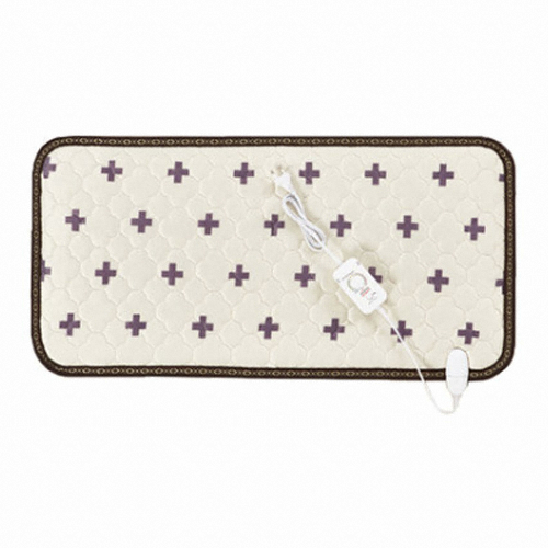 극세사 크로스아이보리 전기방석