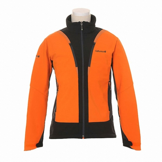 라푸마 WIND STOPPER 배색 후드짚업 자켓 (LMJ01C601OL 오렌지 남성용)_이미지