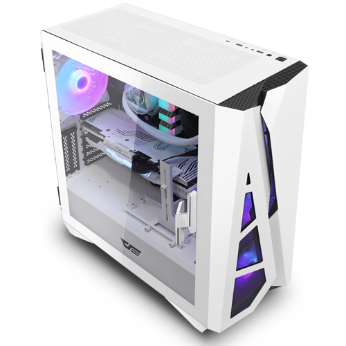 darkFlash DLZ31 RGB MESH 강화유리 (화이트)_이미지