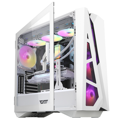 darkFlash DLZ31 RGB MESH 강화유리 (화이트)_이미지