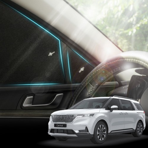 벤딕트 차량용 햇빛 가리개 차박 커튼 기아 카니발 KA4 전용 VSC34_이미지