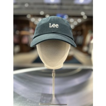 리(LEE) 스몰 트위치로고 코튼 커브 볼캡 LE2301CA01 (DP, 다크 파인)_이미지