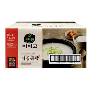 CJ제일제당 비비고 사골곰탕진 500g (12개)_이미지