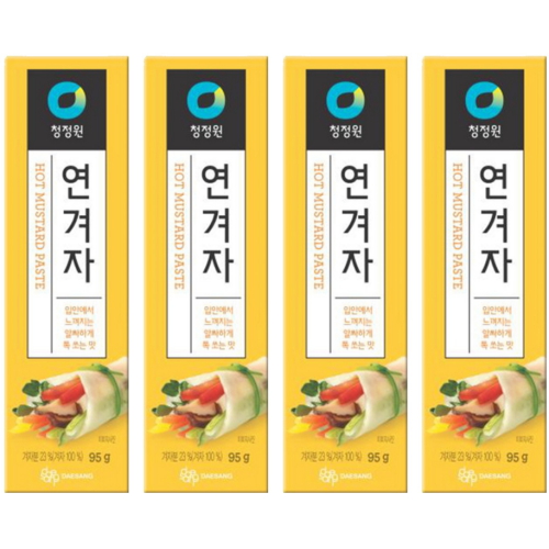 대상 청정원 연겨자 95g (4개)