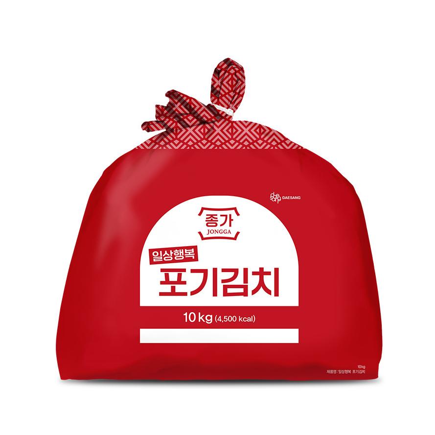 대상 종가 일상행복 포기김치 10kg (1개)