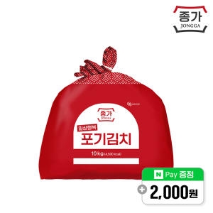 대상 종가 일상행복 포기김치 10kg (1개)